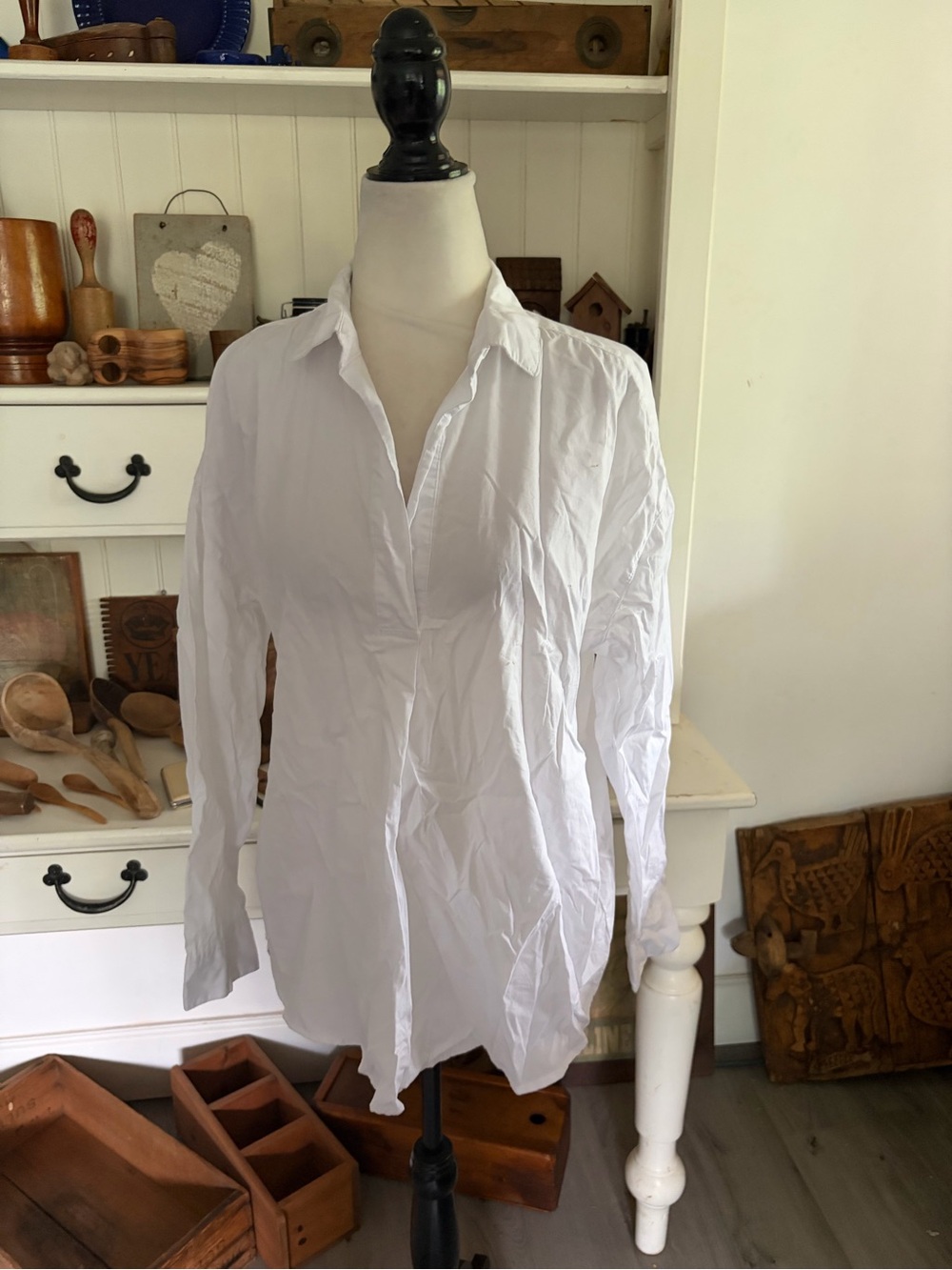 Alexander Jordan Classic White Pullover Shirt